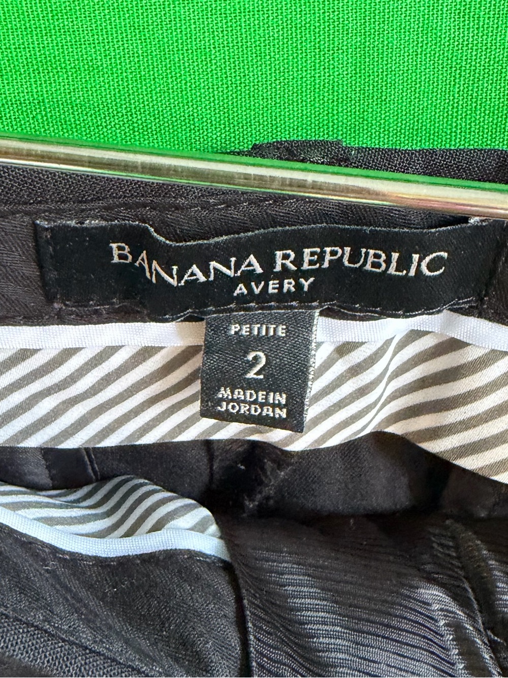 Banana Republic Black Avery Petite Pants